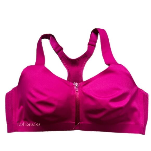 Victorias Secret knockout Maximum Support Front Close Power Knit Sports bra pink - Picture 4 of 5